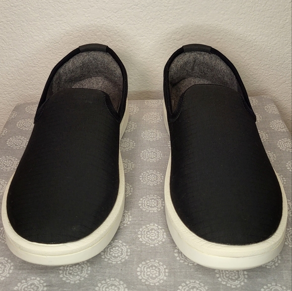 Allbirds Merino Wool Loungers size 9 in Natural Black w Natural White Sole - Picture 2 of 6